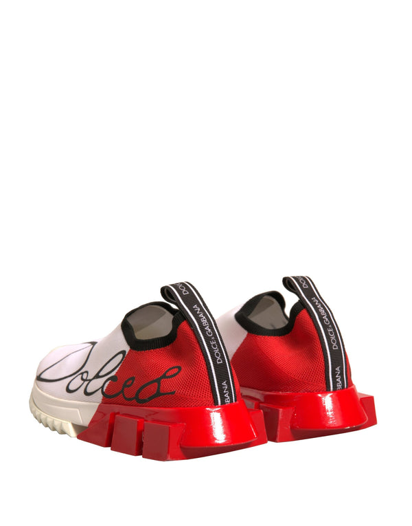 Weiß Rot Low Top Sorrento Turnschuhe Schuhe