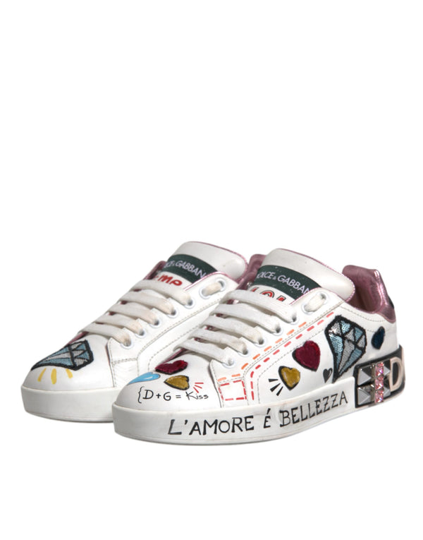 Weiß Pailletten Kristall Low Top Turnschuhe Schuhe