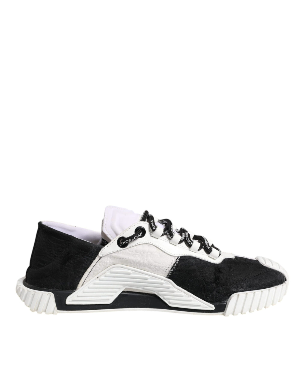 Weiß Schwarz NS1 Low Top Sneakers Schuhe