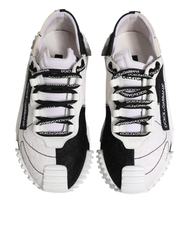 Weiß Schwarz NS1 Low Top Turnschuhe Schuhe