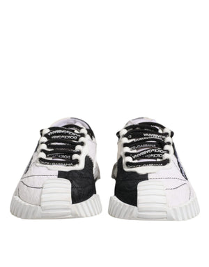 Weiß Schwarz NS1 Low Top Turnschuhe Schuhe