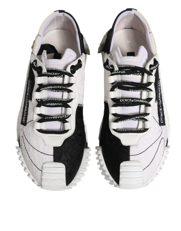 Weiß Schwarz NS1 Low Top Turnschuhe Schuhe