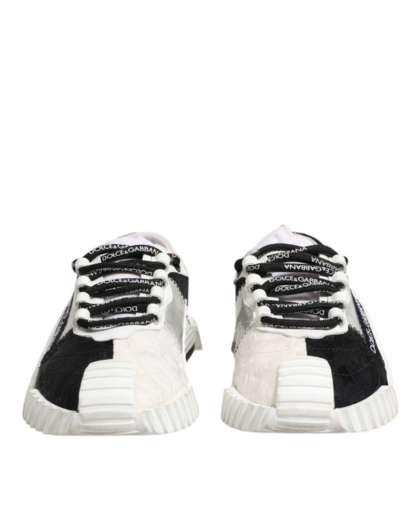 Weiß Schwarz NS1 Low Top Turnschuhe Schuhe