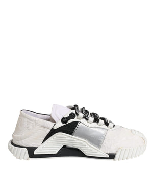 Weiß Schwarz NS1 Low Top Turnschuhe Schuhe