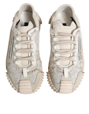 Weiß Spitze NS1 Low Top Sneaker Sportschuhe