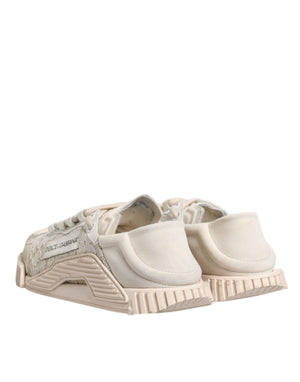 Weiß Spitze NS1 Low Top Sneaker Sportschuhe