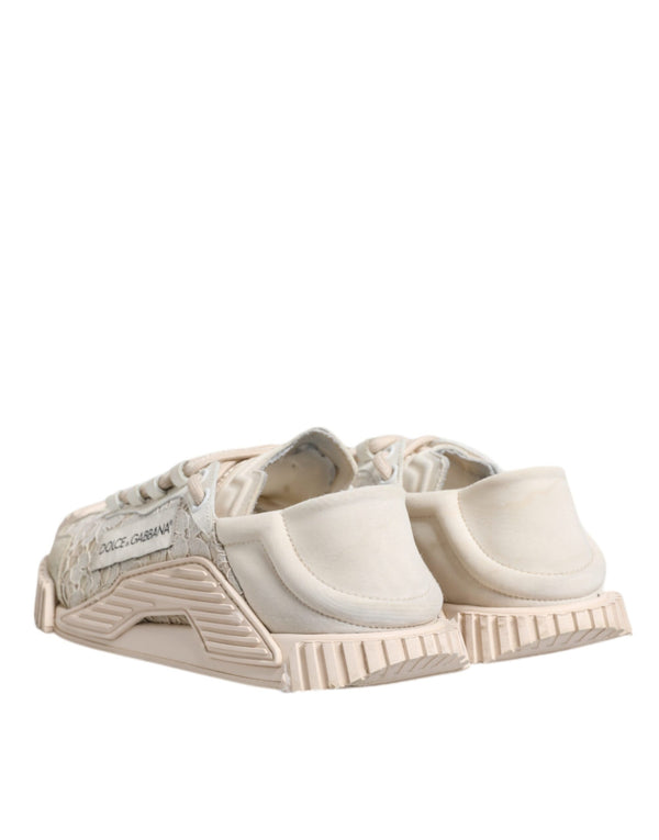 Weiß Spitze NS1 Low Top Sneaker Sportschuhe