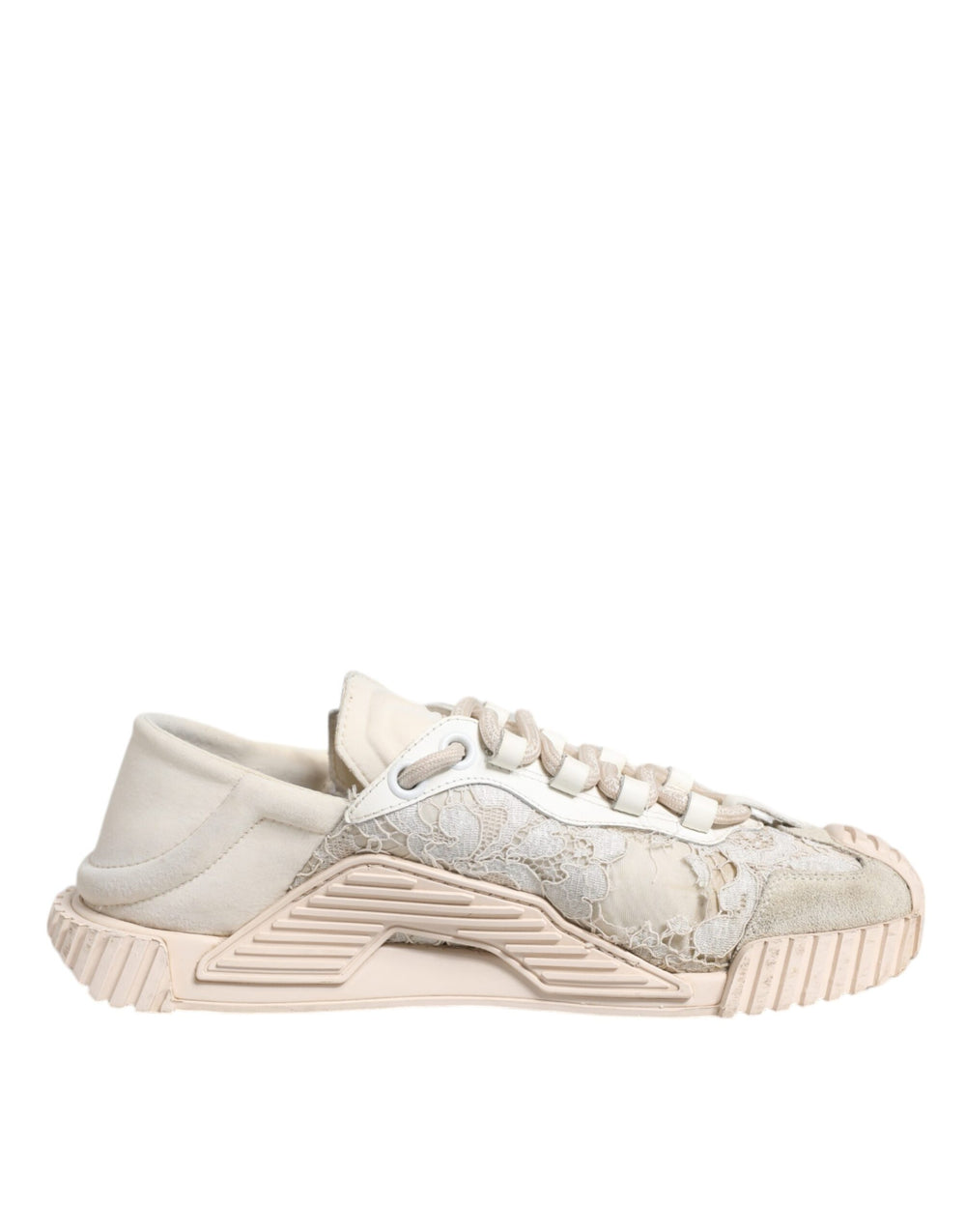 Weiß Spitze NS1 Low Top Sneaker Sportschuhe