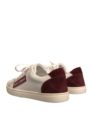 Weiß Wildleder Leder Low Top Turnschuhe Schuhe