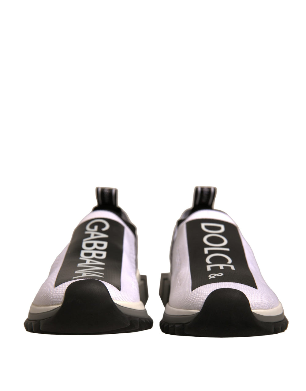 Weiß Schwarz Slip On Sorrento Sneakers Schuhe