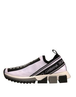 Weiß Schwarz Slip On Sorrento Sneakers Schuhe