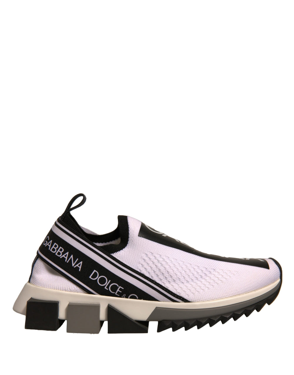 Weiß Schwarz Slip On Sorrento Sneakers Schuhe