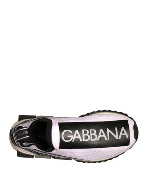 Weiß Schwarz Slip On Sorrento Sneakers Schuhe