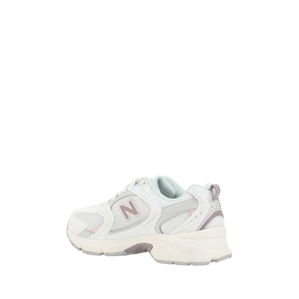 Weiße Leder Tier 3 Turnschuhe