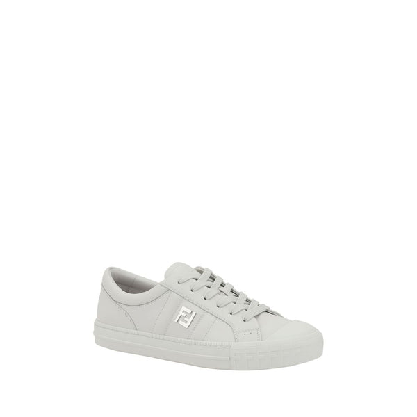 Weiße Kalbshaut Bos Taurus Sportschuhe