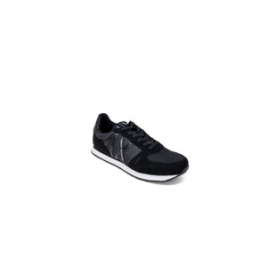 Schwarze Polyester-Sportschuhe