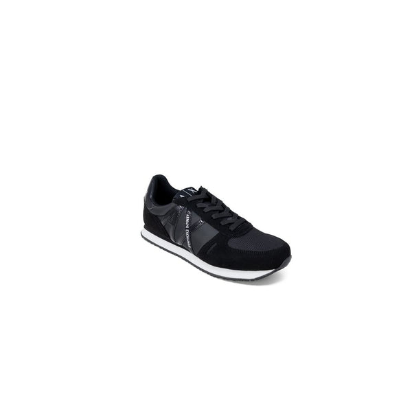 Schwarze Polyester-Sportschuhe