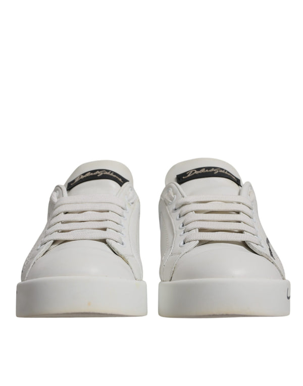 Weiß Blau Logo Portofino Turnschuhe Schuhe