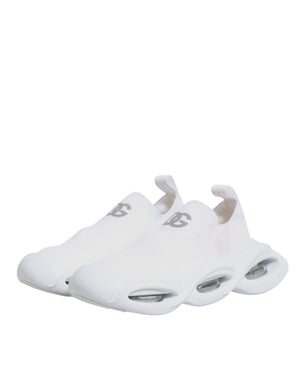 Weiß Slip On Wave Low Top Turnschuhe Schuhe