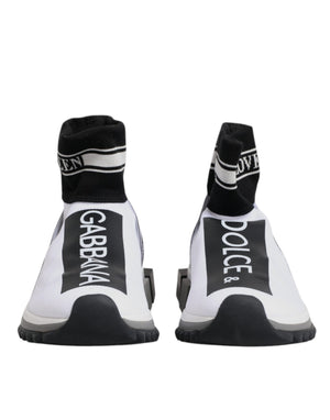 Weiß Schwarz Sorrento Socken Sneakers Schuhe