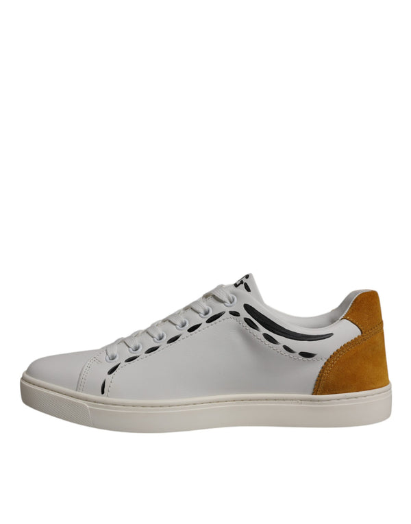 Weiß Wildleder Leder Low Top Turnschuhe Schuhe