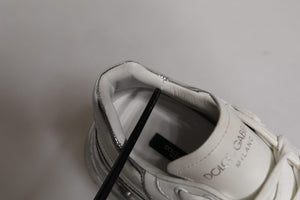 Weiß Silber Daymaster Low Top Sneaker Schuhe
