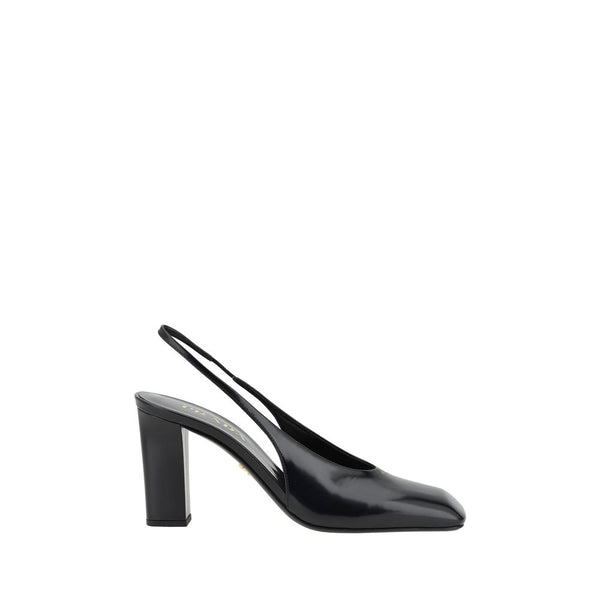 Schwarze Kalbsleder Pumps