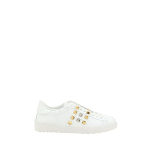 Weiße Kalbshaut Bos Taurus Sneakers mit niedrigem Schaft