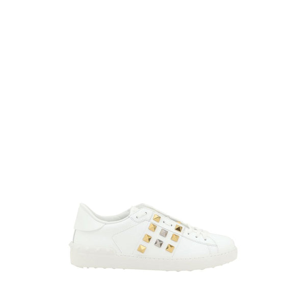 Weiße Kalbshaut Bos Taurus Sneakers mit niedrigem Schaft