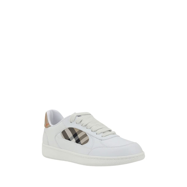 Weiße Kalbshaut Bos Taurus Sneakers mit niedrigem Schaft