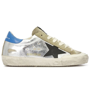 Graue Kalbsleder Sneaker