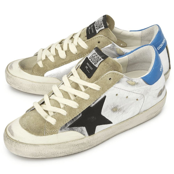 Graue Kalbsleder Sneaker