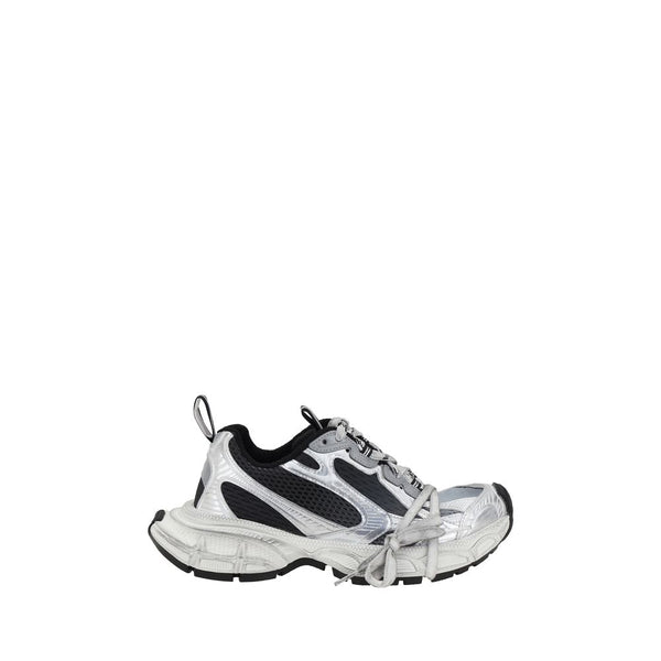 Bunte Stoff-Sneaker mit dicker Sohle