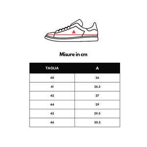 Bicolor-Stoff- und Leder-Sneaker