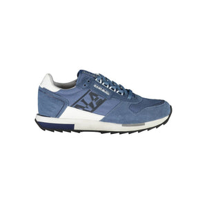 Blauer Polyester Herren Sneaker