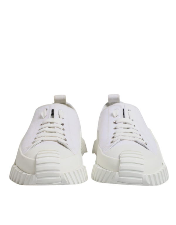 Weiß Leder Low Top NS1 Turnschuhe Schuhe