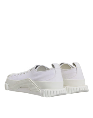 Weiß Leder Low Top NS1 Turnschuhe Schuhe