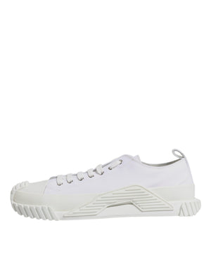 Weiß Leder Low Top NS1 Turnschuhe Schuhe