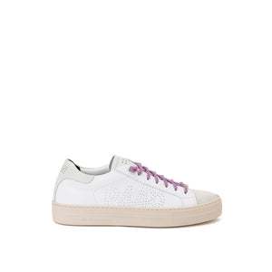 Weiße Leder-Sneaker für Sport und Freizeit