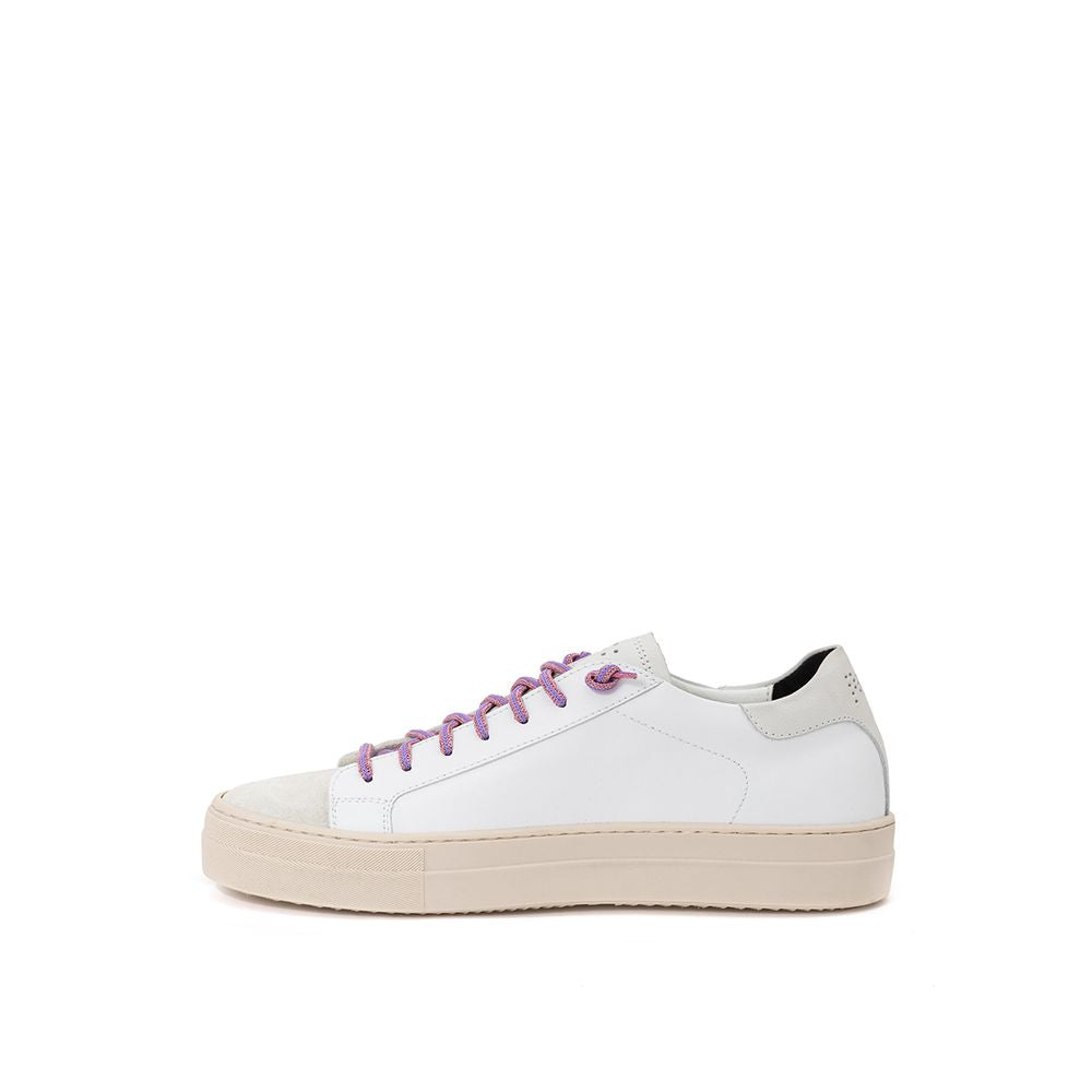 Weiße Leder-Sneaker für Sport und Freizeit