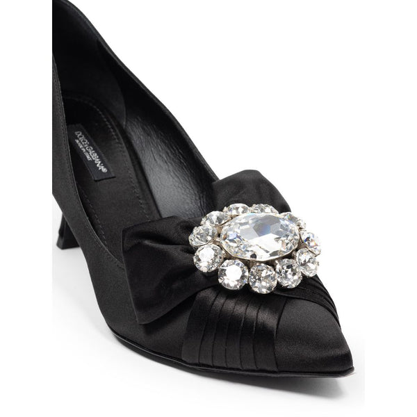 Schwarze Pumps aus Viskose