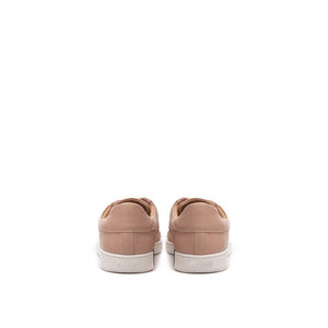Elegante rosa Leder-Sneakers für Frauen