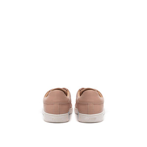 Elegante rosa Leder-Sneakers