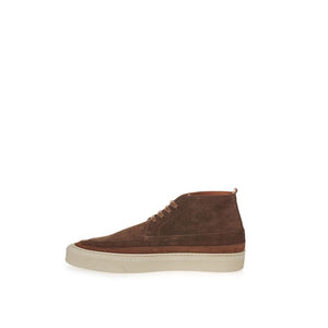 Elegante Wildleder-Sneakers in sattem Braun