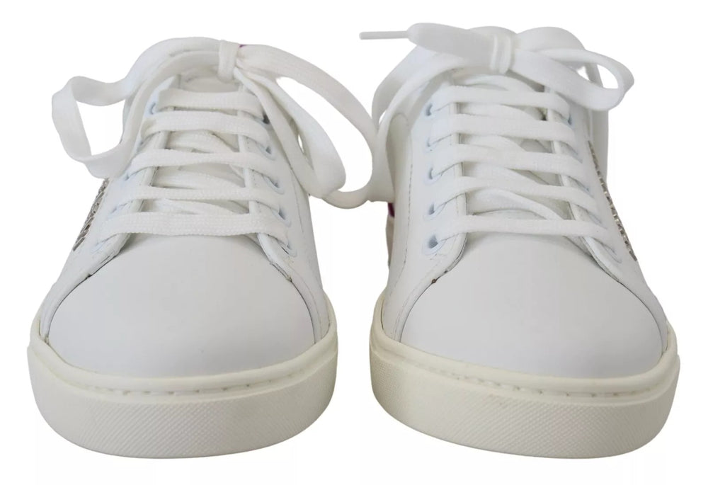 Weiß Klassische Turnschuhe Frauen Leder Schuhe