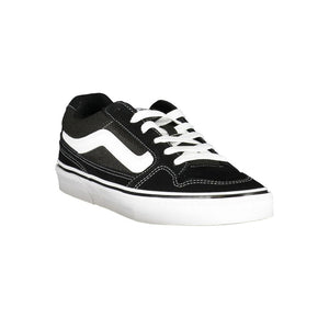 Schwarzer Polyester Sneaker