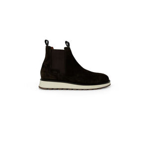 Brauner Wildlederstiefel