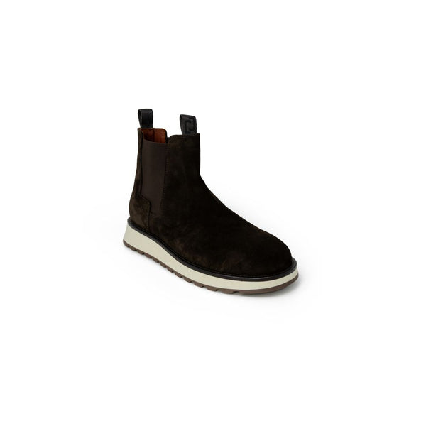 Brauner Wildlederstiefel