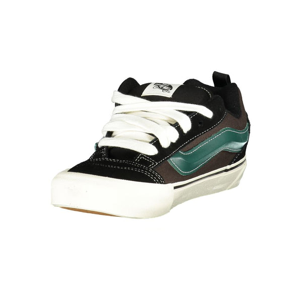 Schwarzes Leder Herren Sneaker