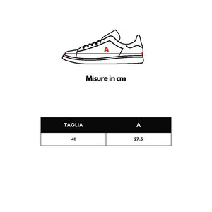 Beige Leder-Sneaker mit niedrigem Schaft